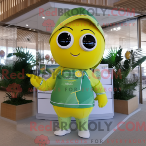 Olive Lemon maskot kostume...
