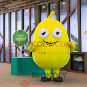Olive Lemon maskot kostume...