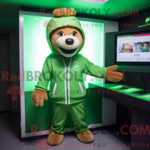 Postava maskota Green...
