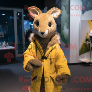 Gold Kangaroo mascot...