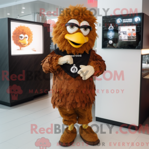 Brun Fried Chicken maskot...