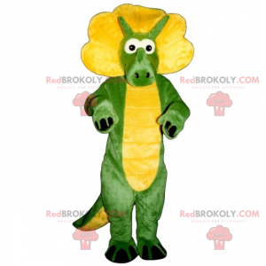 Mascotte de petit dino triceratops - Redbrokoly.com