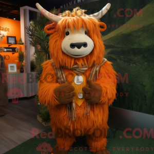 Mascotte de Yak orange...