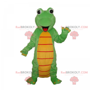 Kleines lächelndes Dinosauriermaskottchen - Redbrokoly.com