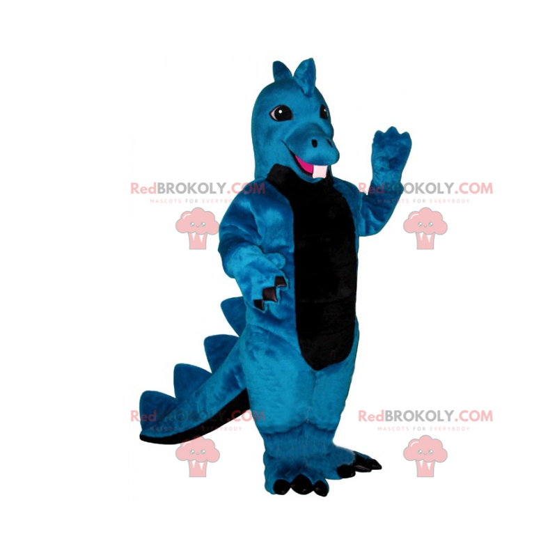 Mascotte del piccolo drago blu - Redbrokoly.com