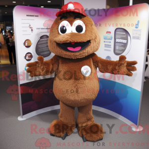 Brown But mascottekostuum...