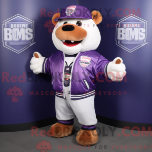Lavendel Bbq Ribs maskot...