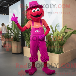 Disfraz de mascota Magenta...
