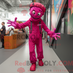 Postava maskota Magenta...