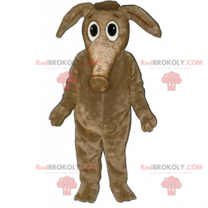 Kleine olifant mascotte met grote ogen - Redbrokoly.com