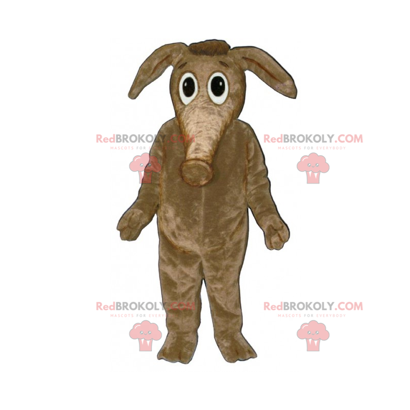 Liten elefantmaskot med stora ögon - Redbrokoly.com