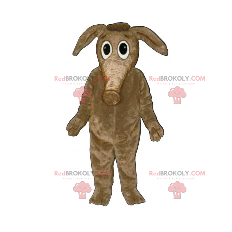 Little elephant mascot with big eyes - Redbrokoly.com