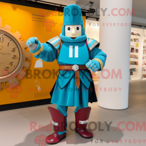 Turkis Swiss Guard maskot...