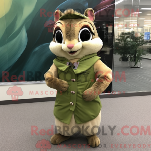 Máscara Oliven Chipmunk com...