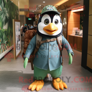 Forest Green Penguin maskot...