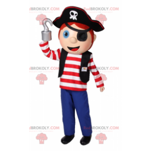 Mascote menino pirata - Redbrokoly.com