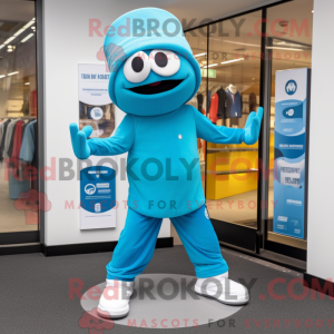 Maskotdraktfiguracja Cyan...