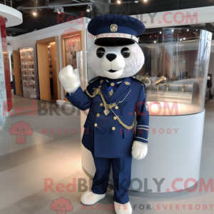 Navy armbånd maskot kostyme...