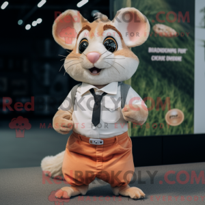 Peach Dormouse maskot...