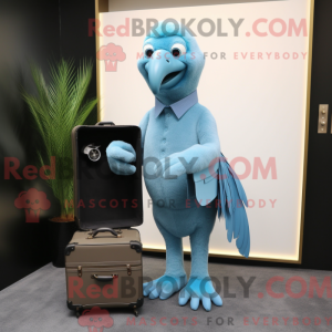 Disfraz de mascota Sky Blue...