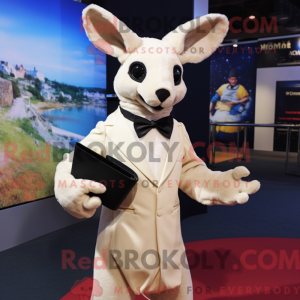 Creme kænguru maskot...