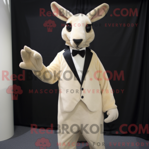 Cream Kangaroo mascot...