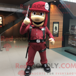 Personaggio mascotte Maroon...