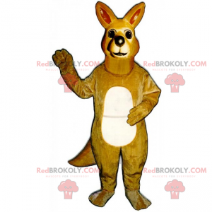 Little kangaroo mascot - Redbrokoly.com