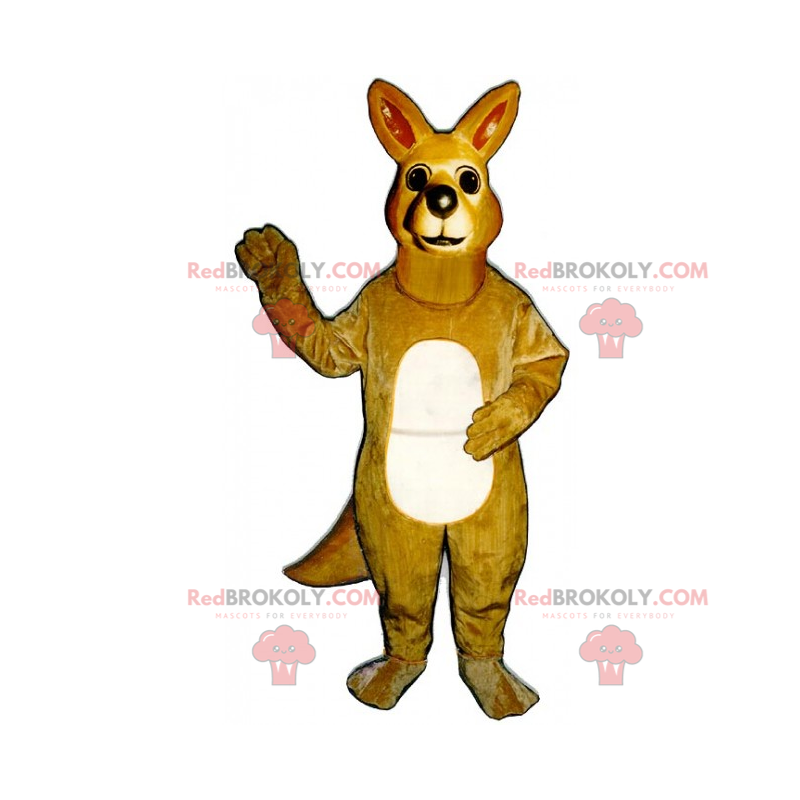 Kleine kangoeroe-mascotte - Redbrokoly.com