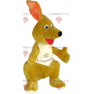 Kleines Känguru-Maskottchen mit Tasche - Redbrokoly.com