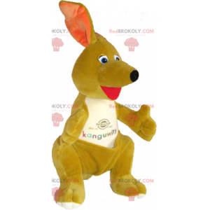 Mascotte de petit kangourou avec poche - Redbrokoly.com