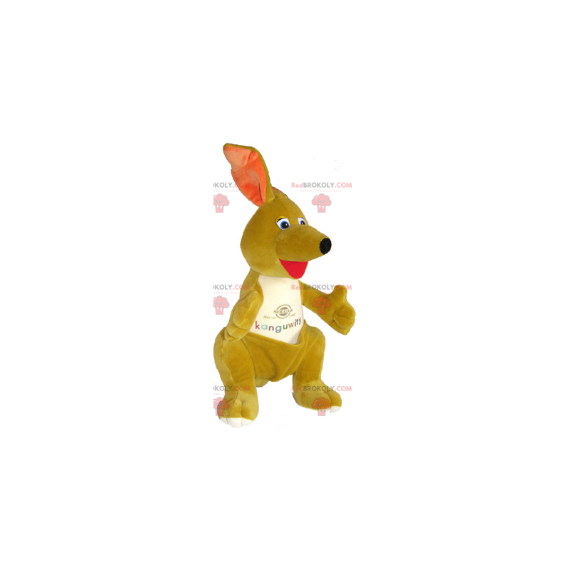 Little kangaroo mascot with pocket - Redbrokoly.com