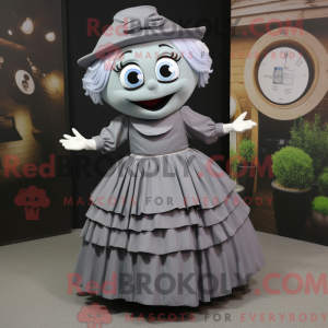Gray Gyro mascot costume...