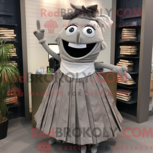 Gray Gyro mascot costume...