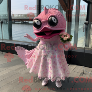 Costume mascotte de Piranha...