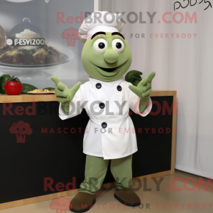Olive Pesto Pasta mascot...