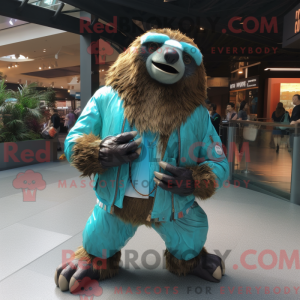 Disfraz de mascota perezoso...