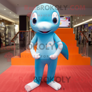 Maskotka Sky Blue Dolphin...