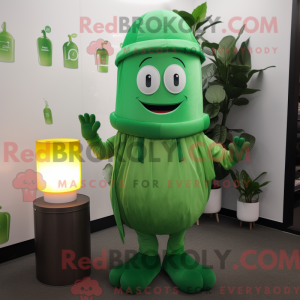 Maskottchenkostüm Grüne...