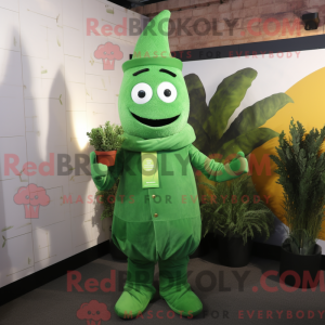Green Scented Candle mascot...