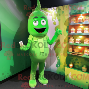 Maskottchenkostüm Grüne...