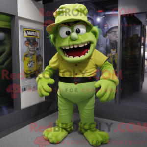 Mascotte de monstre de...