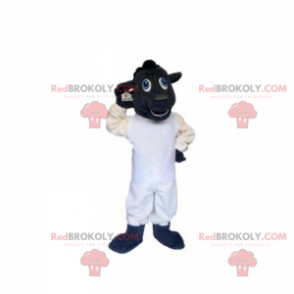Mascotte kleine zwart-witte schapen - Redbrokoly.com
