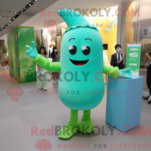 Cyan Selleri Maskot kostyme...