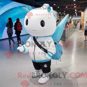 Mascotte de narval blanc...