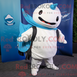 Mascotte de narval blanc...