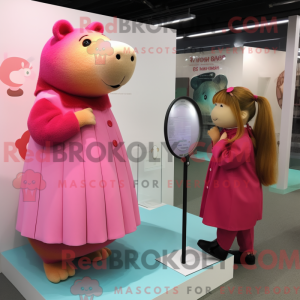 Roze capibara...