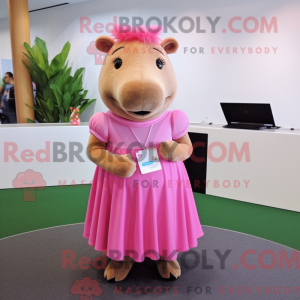 Roze capibara...