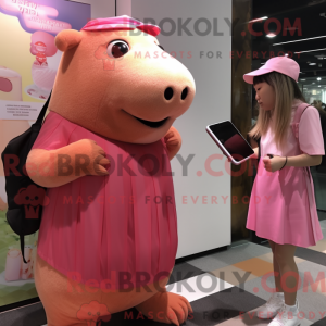 Roze capibara...