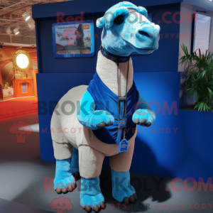 Blue Camel-maskotdraktfigur...